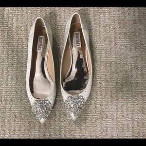 Badgley Mischka Lailah Embellished Skimmer Flat